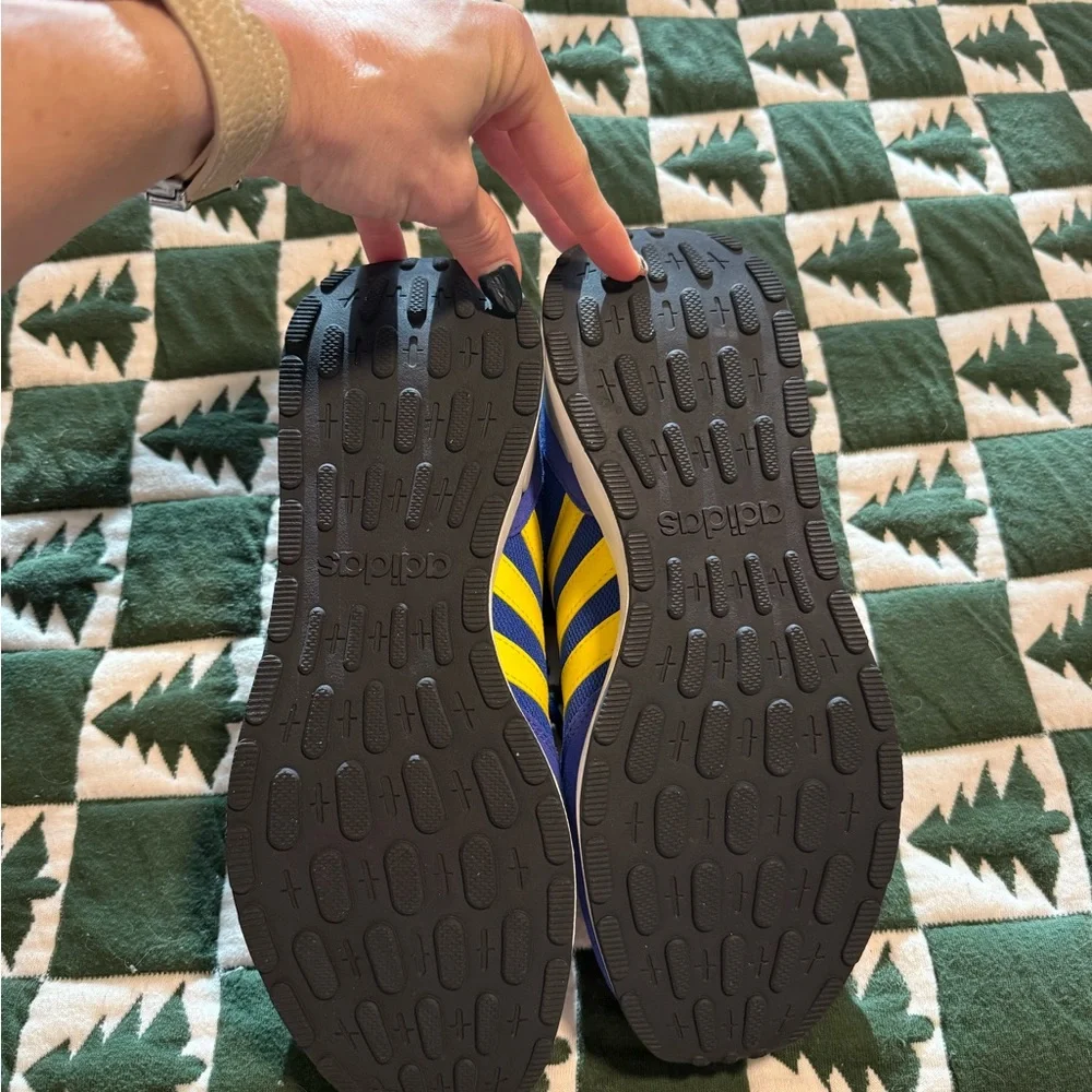 Nwot Adidas Royal Blue and Yellow Athletic Shoes - Picture 4 of 4